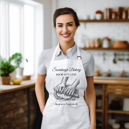 Vintage retro handmade Sourdough baker for baker Apron