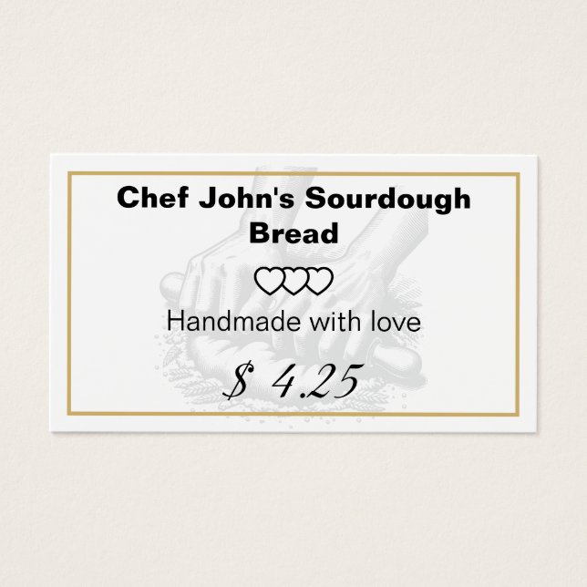 Vintage retro handmade Sourdough bakery for baker  (Front)