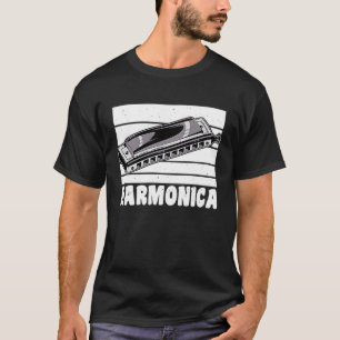 Vintage Retro Harmonica 1 T-Shirt
