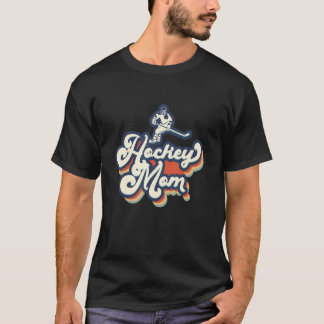Vintage retro hockey mom hockey mama mother's day T-Shirt