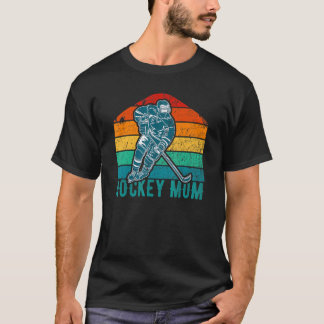 Vintage Retro Hockey Mum T-Shirt