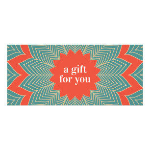 Vintage Retro Holiday Gift Certificate