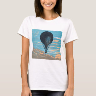Vintage Retro Hot Air Balloon View First Balloon T-Shirt