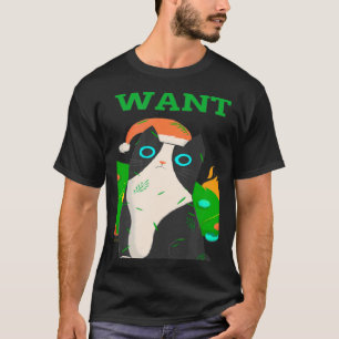 Vintage Retro I Do What I Want My Black Cat 8 T-Shirt