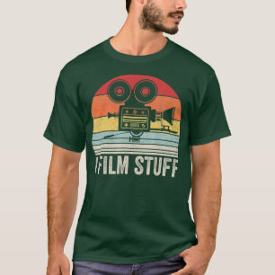 Vintage Retro I Film Stuff Shirt Filmmaker Gift
