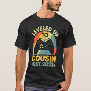 Vintage Retro I Leveled Up To Big Cousin 2023   Ga T-Shirt