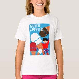 Vintage Retro Ice Cream Art T-Shirt