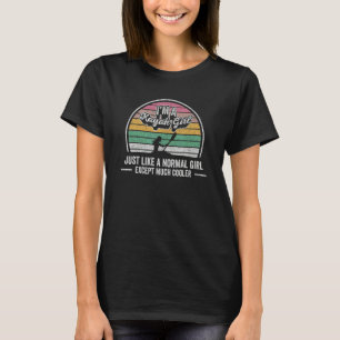 Vintage Retro I'm A Kayak Girl Cute Nice   Kayakin T-Shirt