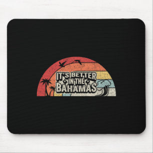 Vintage Retro It's Better In The Hamas Tropical Va Mouse Mat