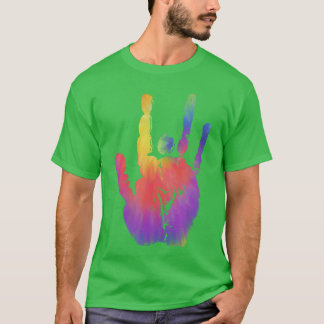Vintage Retro Jerryie Dye Hand Giftee funny T-Shirt