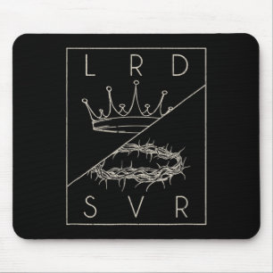 Vintage Retro Jesus Christian Lord &amp; Saviour G Mouse Mat