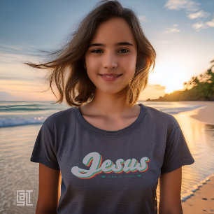 Vintage Retro Jesus King of Kings T-Shirt