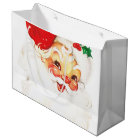 Vintage Retro Jolly Old Santa Claus Christmas