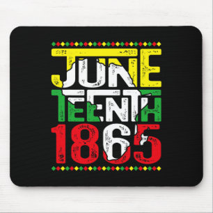 Vintage Retro Juneteenth 1865 African Men Women Bo Mouse Mat