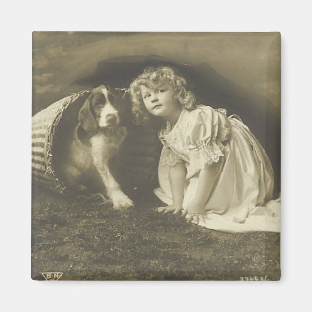 Vintage retro kitchen magnet (Front)