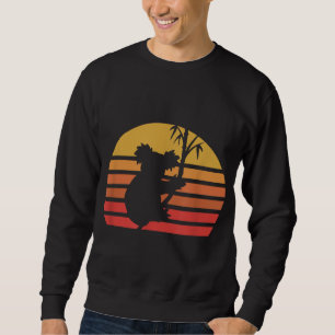 Vintage Retro Koala Love - r Dad Mum, Boy Girl Bir Sweatshirt