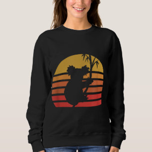 Vintage Retro Koala Love - r Dad Mum Boy Girl Birt Sweatshirt
