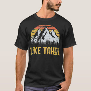 Vintage Retro Lake Tahoe California Nevada T T-Shirt
