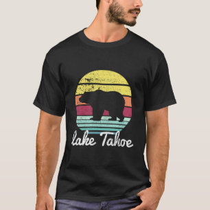 Vintage Retro Lake Tahoe California Usa Bear Hoodi T-Shirt
