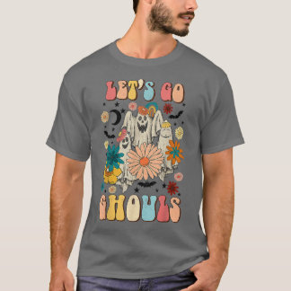 Vintage Retro Let's Go Ghouls Halloween Outfit Cos T-Shirt