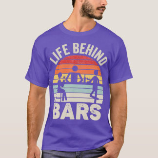 Vintage Retro Life Behind Bars Bartender T-Shirt