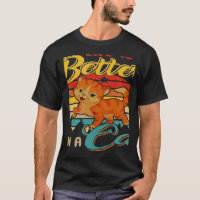 Vintage Retro Life Better With A Cat Matching Owne