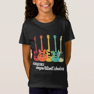 Vintage Retro Life is Full of Important Choices T-Shirt