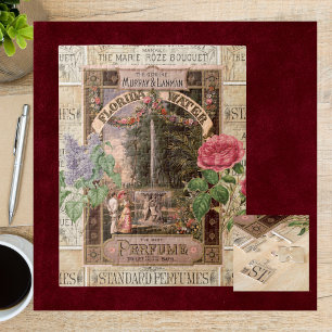 Vintage Retro Lilac Rose Perfume Soap Jigsaw Puzzle