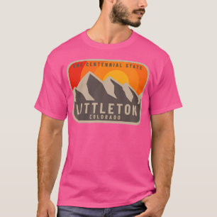 Vintage Retro Littleton Colorado Rocky Mountains H T-Shirt