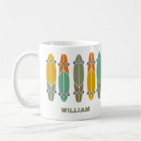 Vintage Retro Longboards Skateboards Personalised