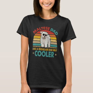 Vintage Retro Maltese Dad Definition But Cooler T-Shirt