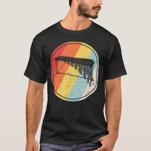 Vintage Retro Marimba Silhouette T-Shirt