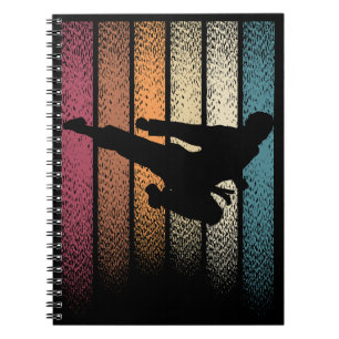 Vintage Retro Martial Arts Notebook