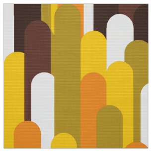vintage retro mod color scheme pattern2 fabric