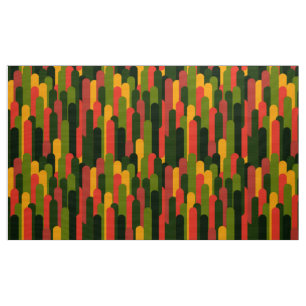 vintage retro mod color scheme pattern2 fabric