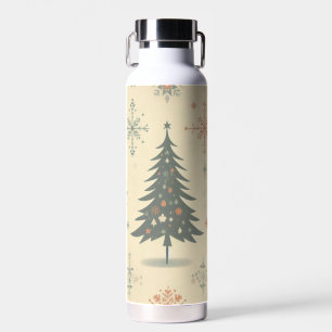 Vintage/Retro modern Christmas/winter Water Bottle
