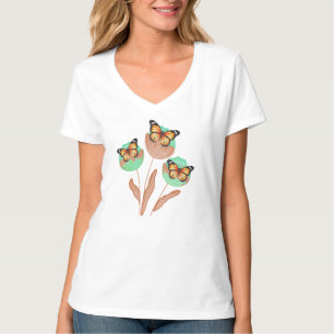Vintage Retro Monarch Butterfly T-Shirt