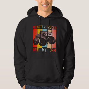 Vintage Retro - Monster Trucks Are My Jam Hoodie