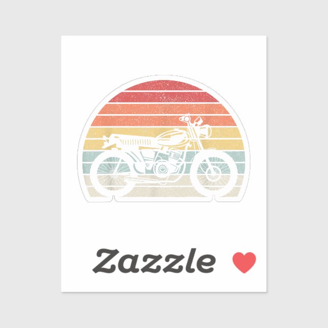 Vintage Retro Motorcycle (Sheet)