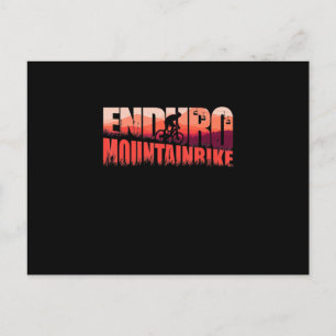 Vintage Retro Mountain Bike MTB Biking Riding Postcard