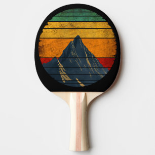 Vintage Retro Mountain Climbing Hiking Mountaineer Ping Pong Paddle