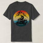 Vintage Retro Mountains Off Road GS Adventure Moto