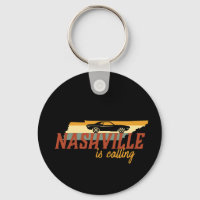Vintage Retro Nashville Tennessee USA City Map
