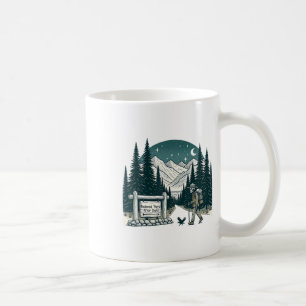 Vintage Retro National Park After Dark Skeleton Hi Coffee Mug