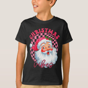 Vintage Retro Nk Santa Christmas Vibes Groovy Nk S T-Shirt
