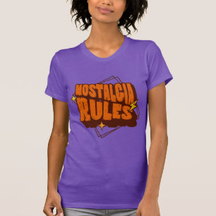 Vintage Retro Nostalgia Rules T-shirt