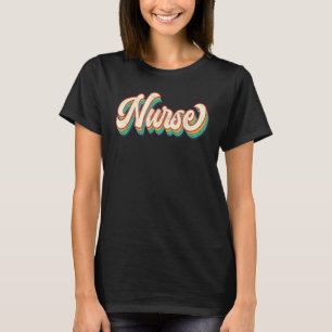 Vintage Retro Nurse Nursing School Hospital Medica T-Shirt