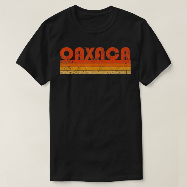 Vintage Retro Oaxaca Mexico  T-Shirt (Design Front)