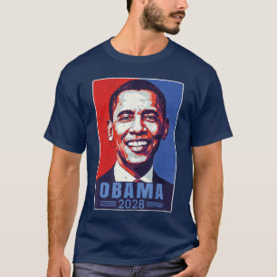 Vintage Retro Obama 2028 48th America Men Women T-Shirt