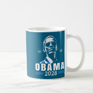 Vintage Retro Obama 2028 48th President America Me Coffee Mug